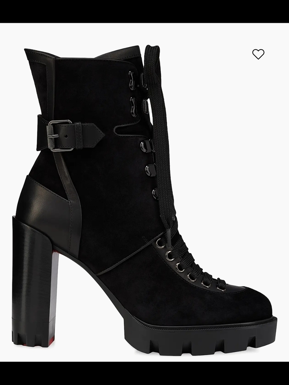 Christian Louboutin Macadamia 100MM Booties Size 41 Luxury Whimsigoth‎ Leather